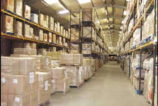 Warehouse for packing